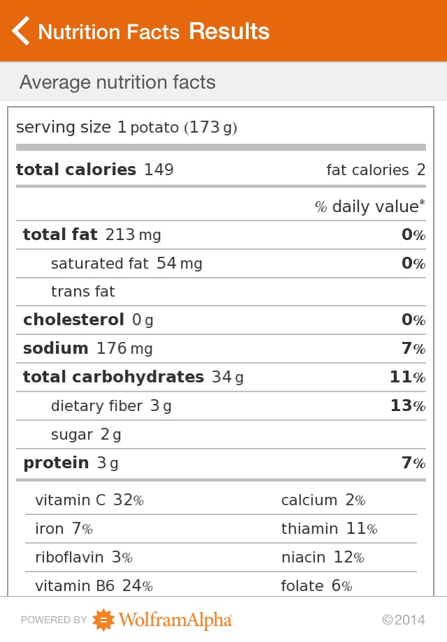 Wolfram Culinary Mathematics Reference App screenshot 2