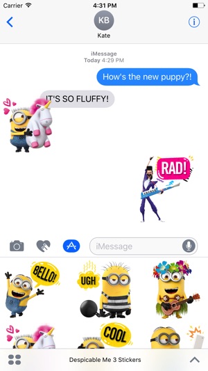 Despicable Me 3 Stickers(圖5)-速報App