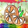 Orange Pic Learn Game Painting For Kids