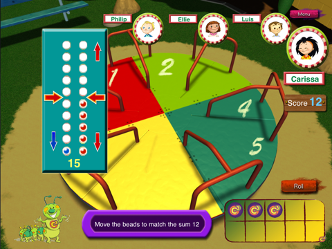 Carlito C. Caterpillar's MathHouse games screenshot 3