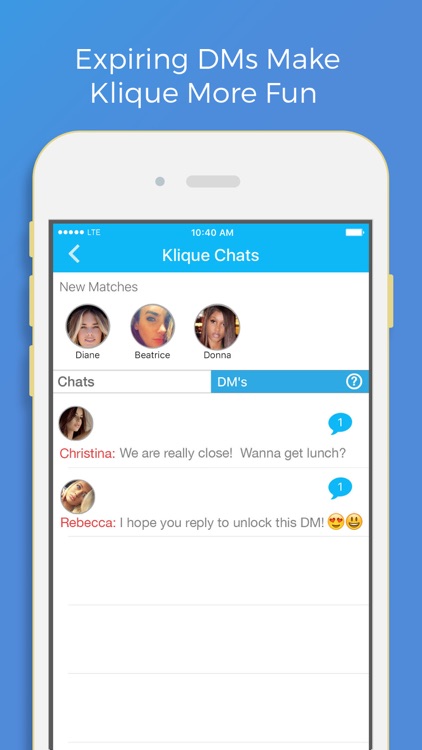 Klique - Meet New People Online & Singles Chat App screenshot-3