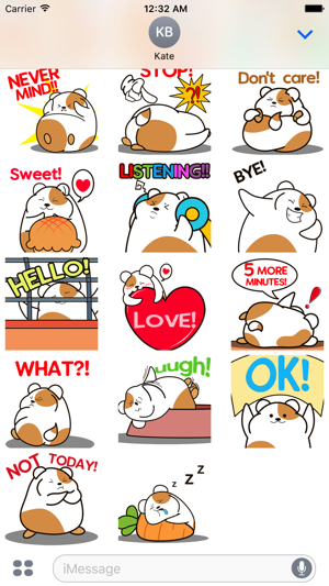 Animated Very Fat Hamster Stickers(圖2)-速報App