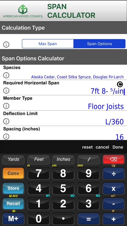 Span Calc screenshot-4