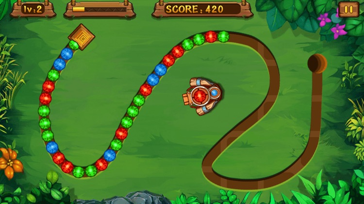 Jungle Marble Blast 2 - Cool Game screenshot-4