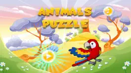 Game screenshot Дети Словарь Animals Puzzle Learn mod apk