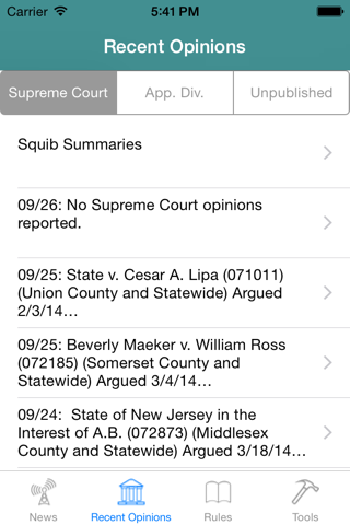 Court Caddy: NJ Attorney App screenshot 2