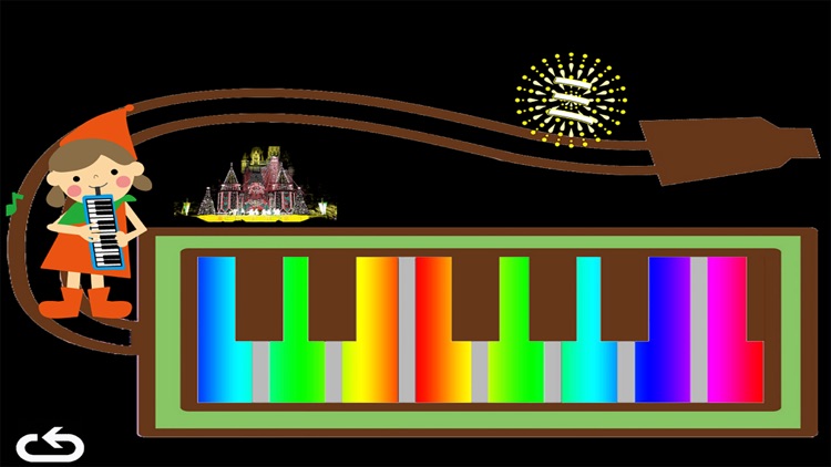 虹色鍵盤ピアノ screenshot-3