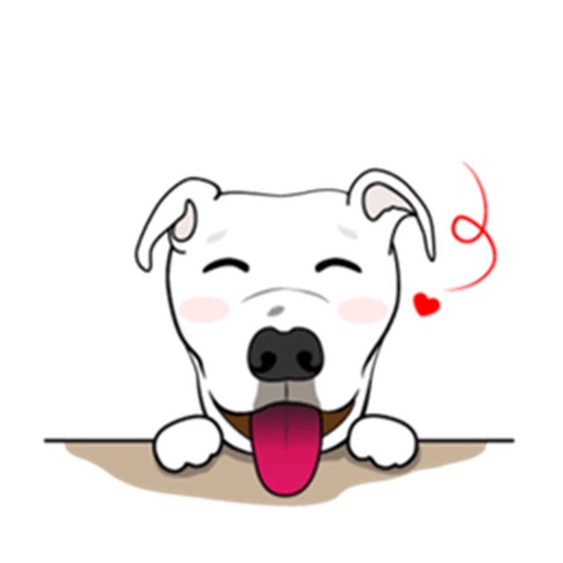 Pit Bull Dog Emoji Stickers