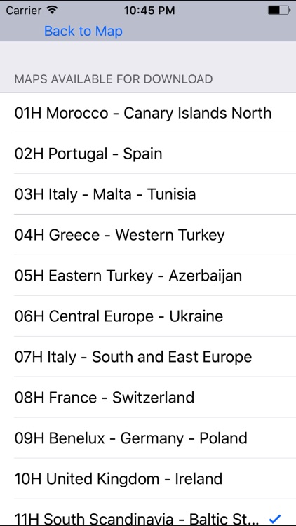 Europe High Altitude Enroute Charts-IFR Charts screenshot-3