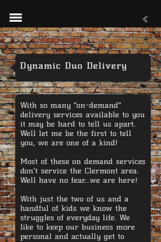 Dynamic Duo Delivery screenshot 4