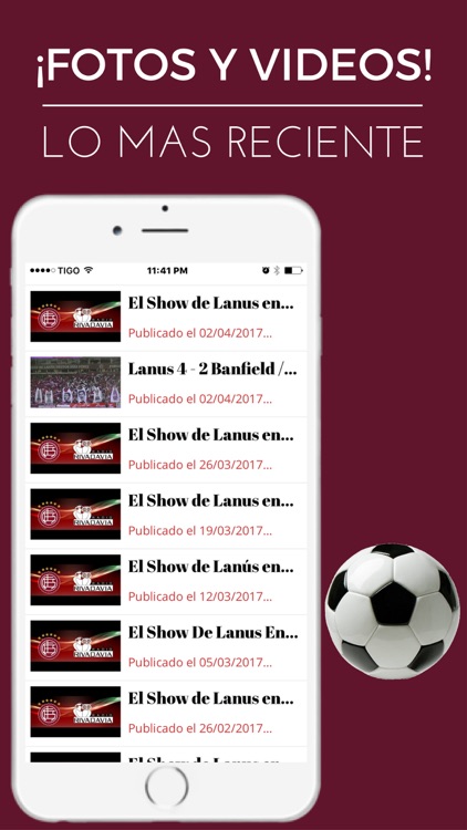 App Granate - Futbol de Lanús Argentina