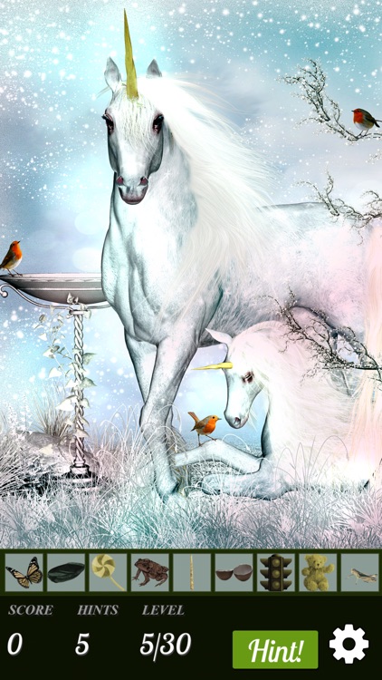 Hidden Object - Unicorns Illustrated