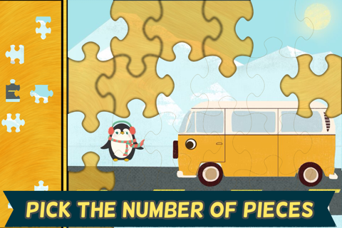Car Games for Kids: Fun Cartoon Jigsaw Puzzles HD - náhled
