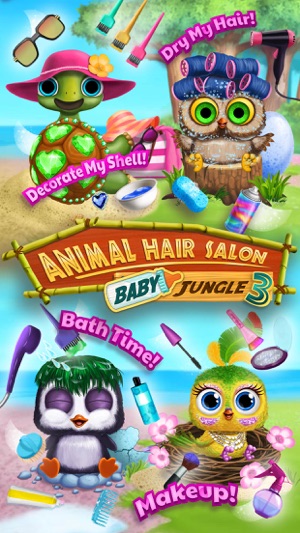 Baby Animal Hair Salon 3 - Newborn Hatch