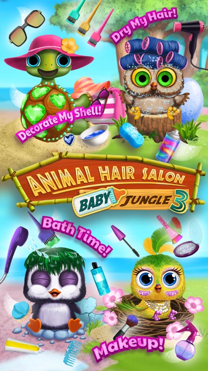 Baby Animal Hair Salon 3 - Newborn Hatch & Haircut screenshot-0