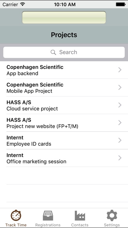 TimeLog Tracker for iPhone