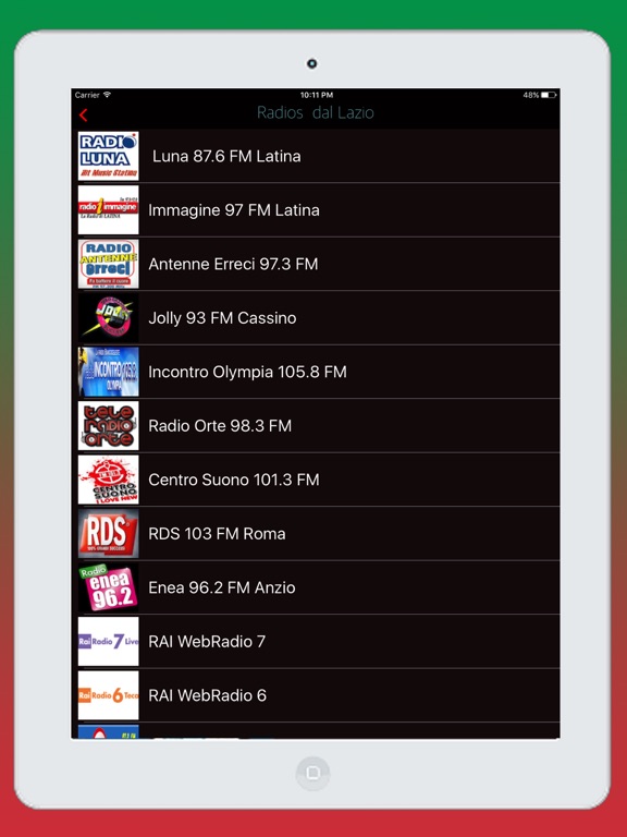 Radios Italia FM / Radio Italiane - Ascolta online screenshot 2