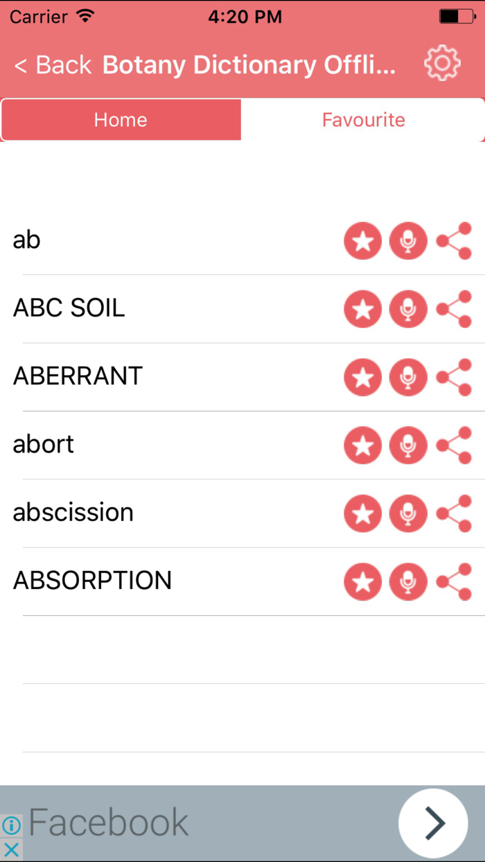 Botany Dictionary - Definitions Terms