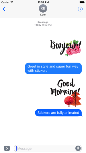 Animated Everyday Greetings Stickers(圖2)-速報App