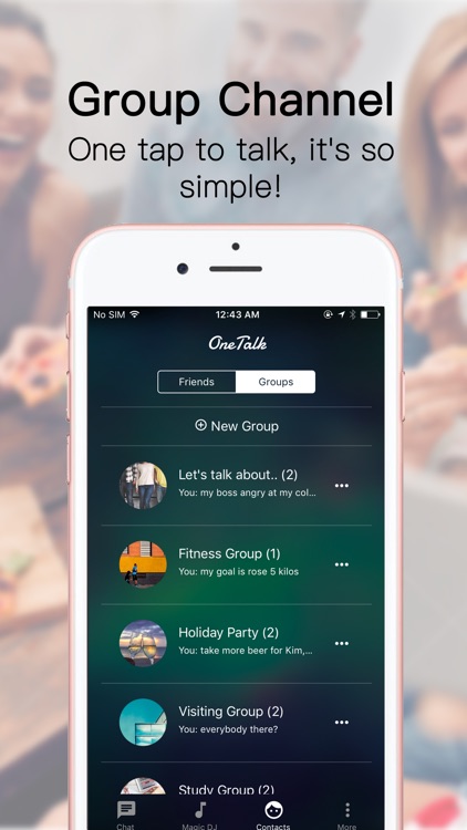 OneTalk- New Walkie Talkie screenshot-4