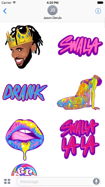 Jason Derulo Sticker Pack