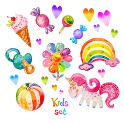 Unicorn Rainbow Stickers