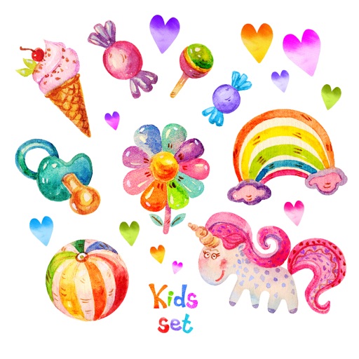 Unicorn Rainbow Stickers icon