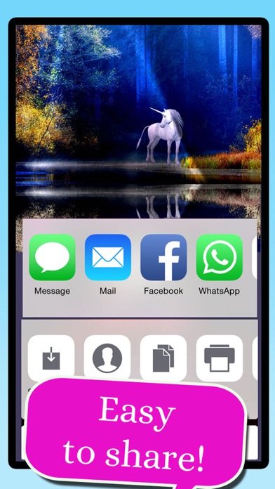 Unicorn Wallpaper Maker – Add your own text! screenshot 3