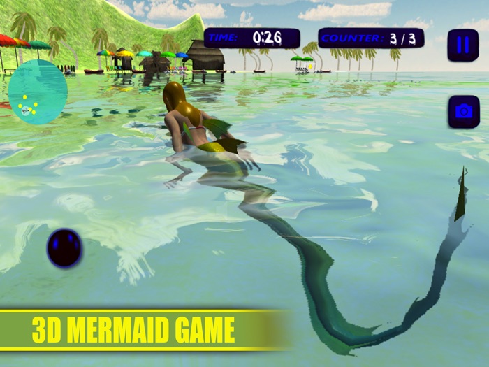 美人鱼女王攻击模拟器3D