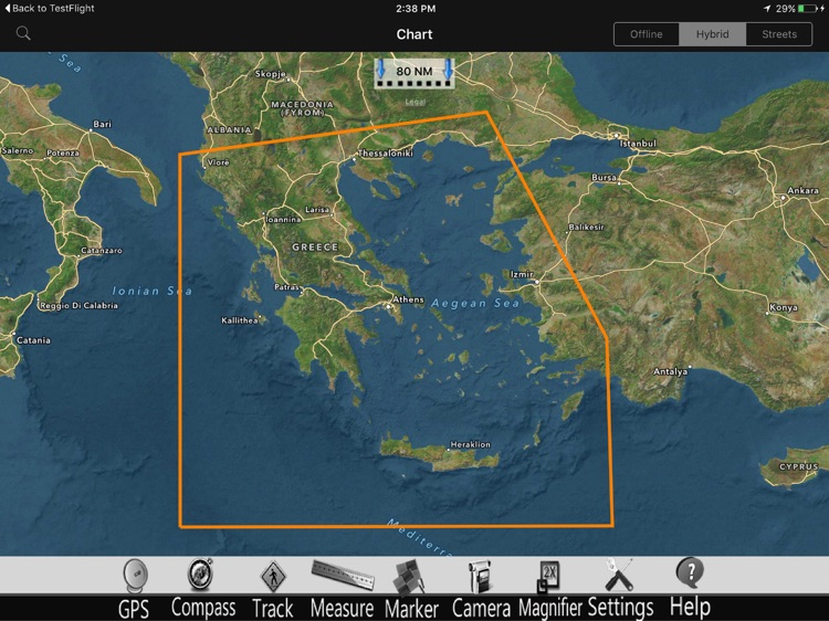 Greece GPS Nautical Charts Pro screenshot-4