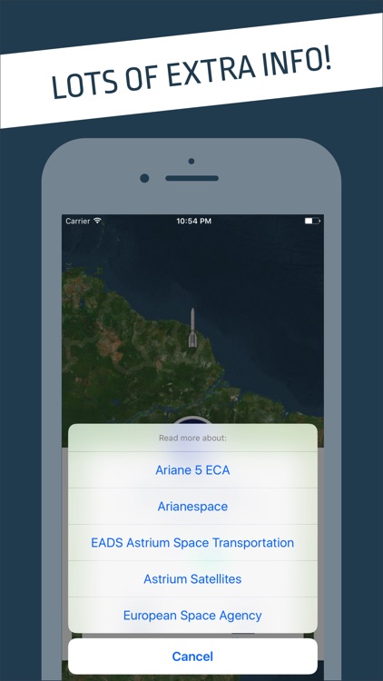 Spacer: launch reminders & live streams, mapped!