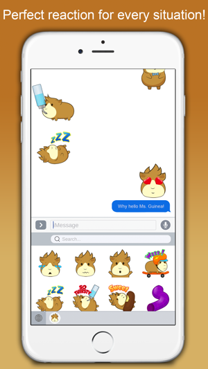 GuineaMoji - Guinea Pig Emojis & Stickers App(圖3)-速報App