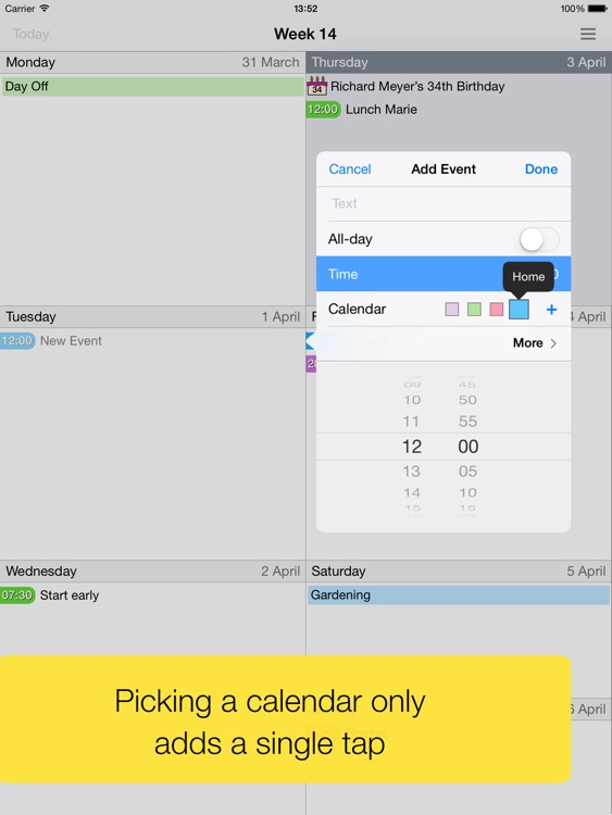 Easy Calendar for iPad