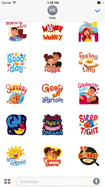 Daily Greeting Stickers