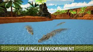 Screenshot 5 enojado simulador de cocodrilo 3D - cocodrilo salv iphone