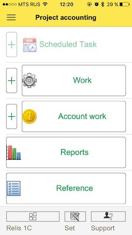 Project accounting