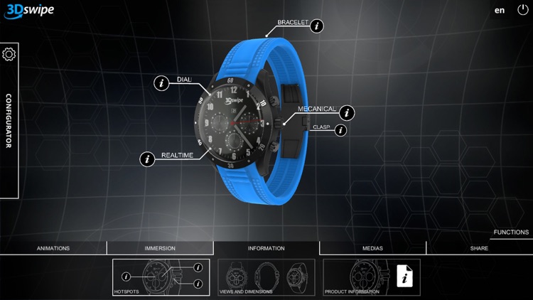 3Dswipe: the real-time 3D configurator