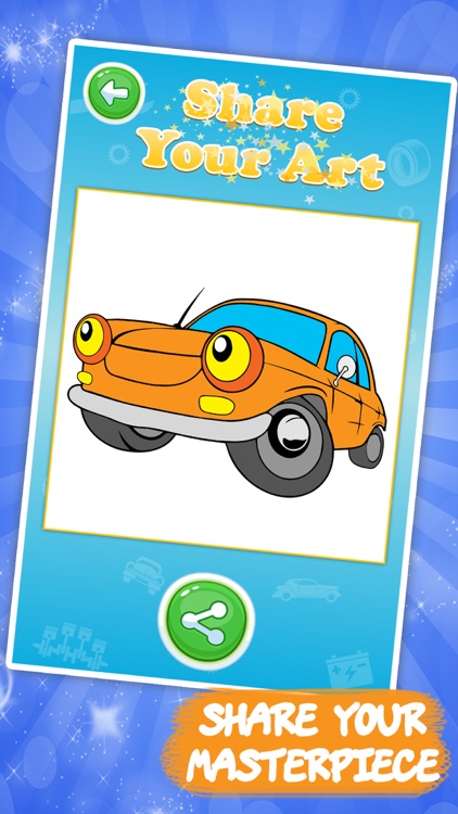Best coloring book: Cars screenshot-3