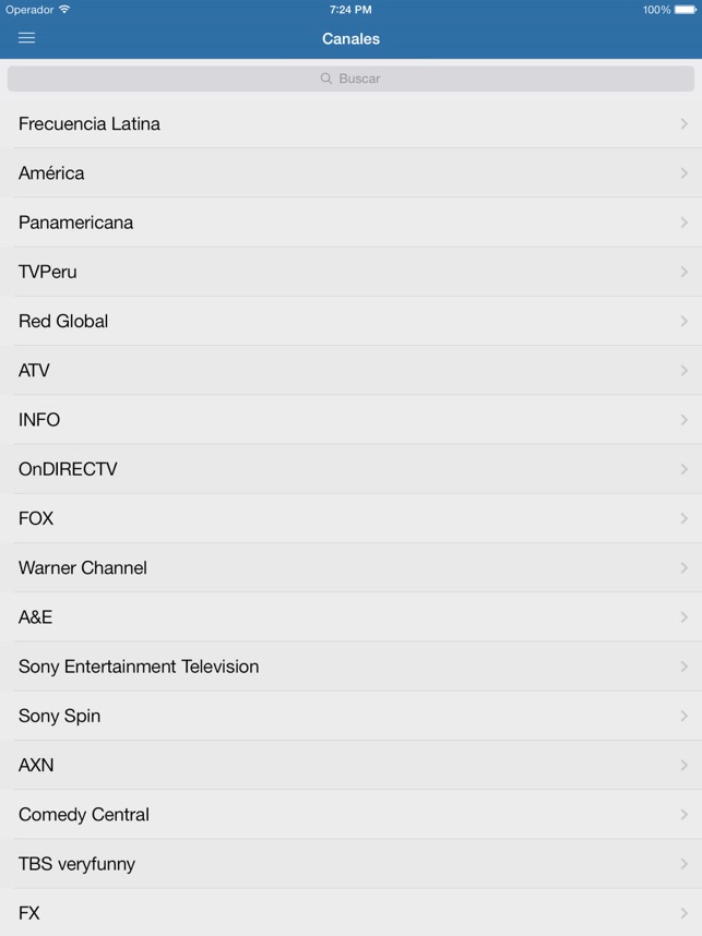 Televisión de Perú para iPad Guía(圖1)-速報App