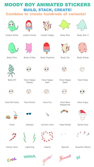 Moody Boy Animated Stickers - Build Stack Create !(圖5)-速報App