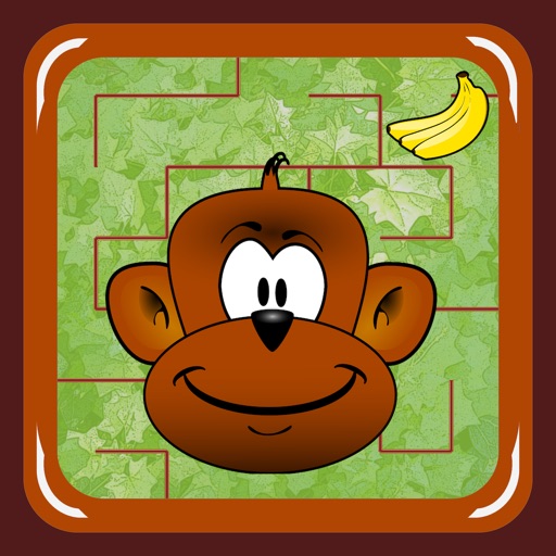 Monkey Jungle Maze (catch the banana) Icon