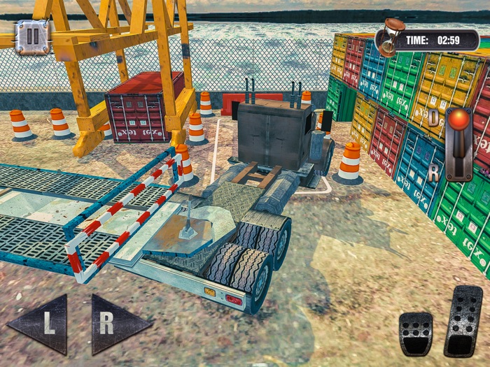 港口卡车停车模拟器