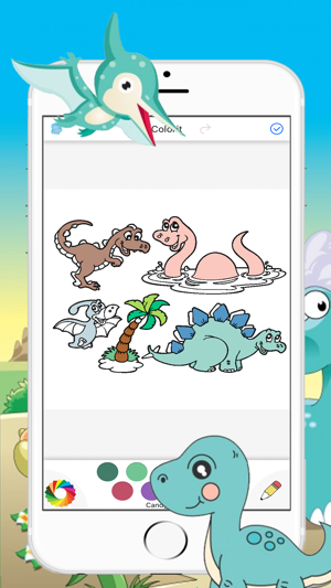恐龙绘图着色页为孩子们(圖3)-速報App