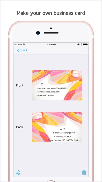 BizCard Make.r Pro - Create & design business card screenshot-3