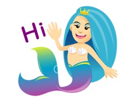 The Beautiful Mermaid Stickers