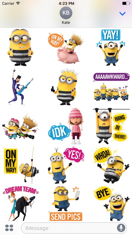 Despicable Me 3 Stickers