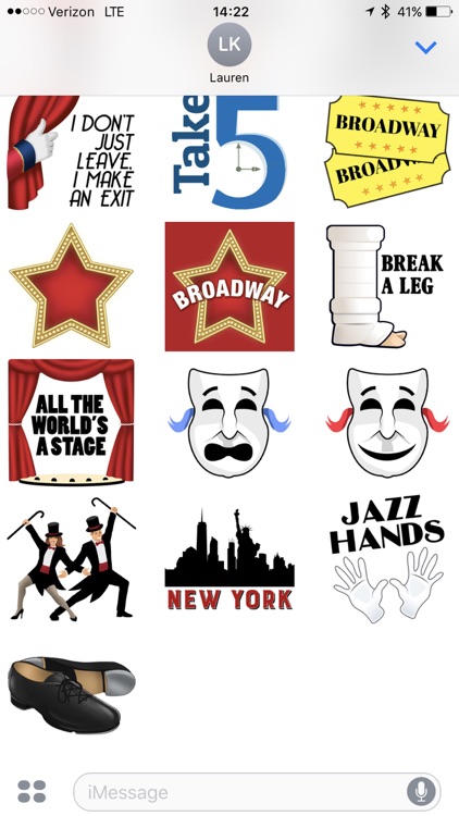 Theater Stickers