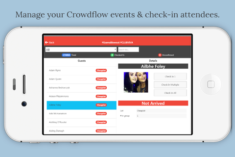 Crowdflow Event Manager screenshot 2