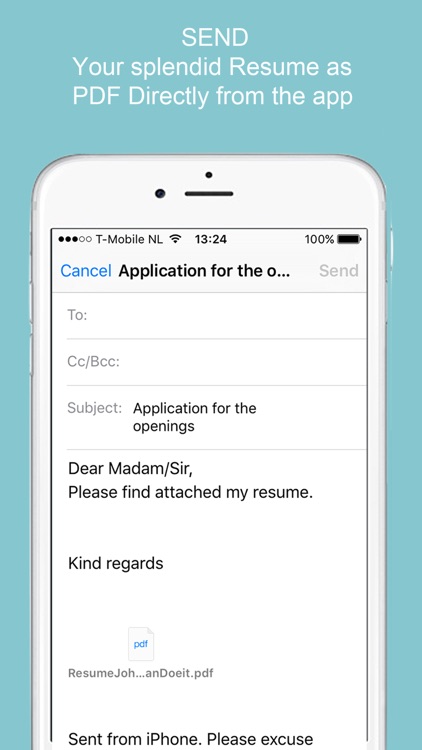 Resume Builder - Quick CV Designer with Templates screenshot-4