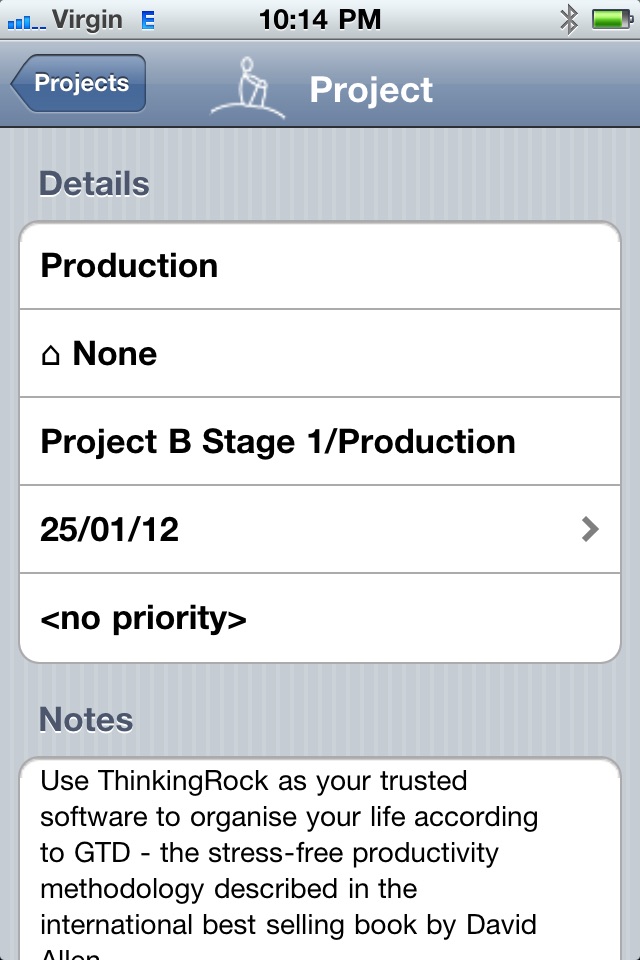 ThinkingRock screenshot 3